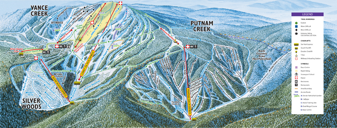 Silver  
Star Trail Map