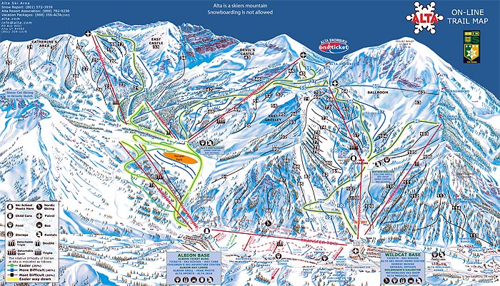 Alta Trail Map