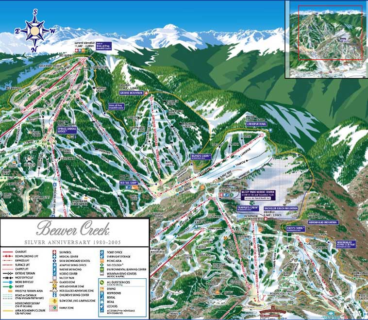 Beaver Creek Trail Map