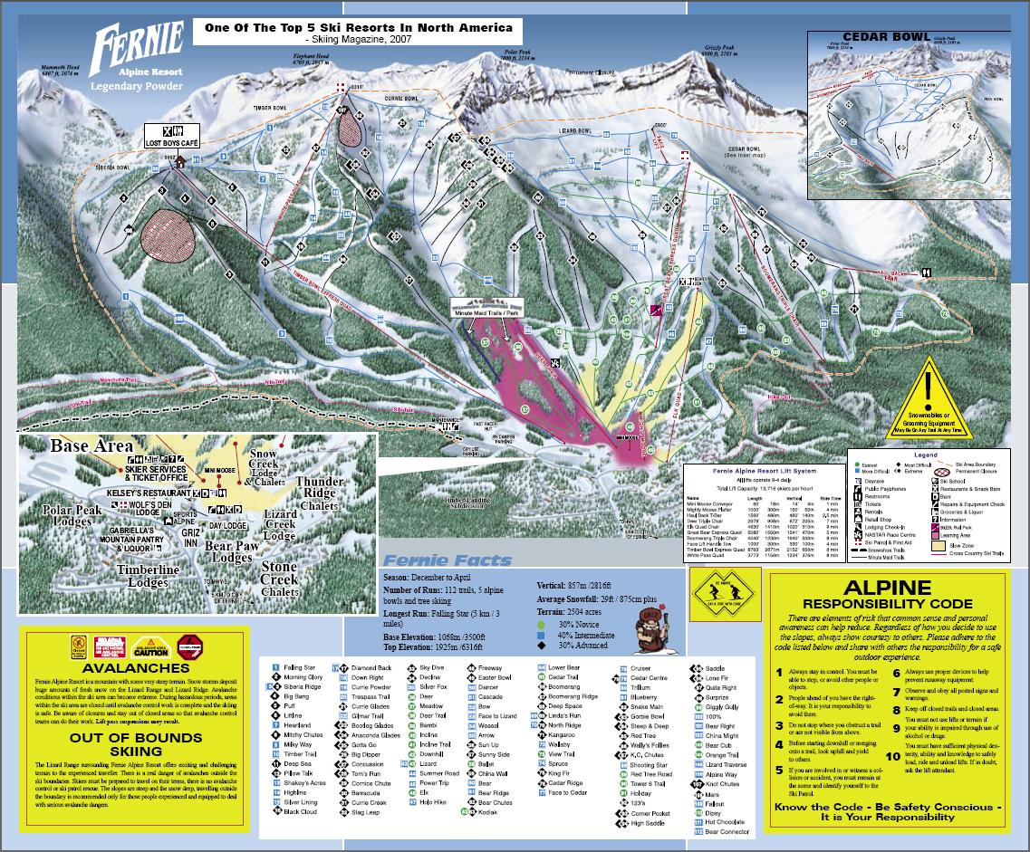 Fernie Trail Map