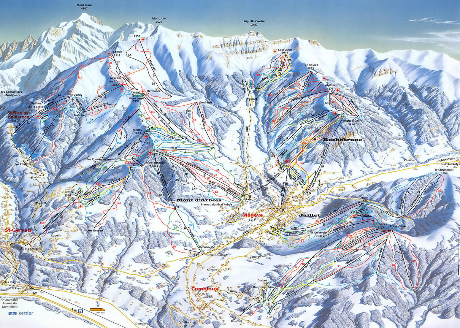 Megeve Trail   
Map