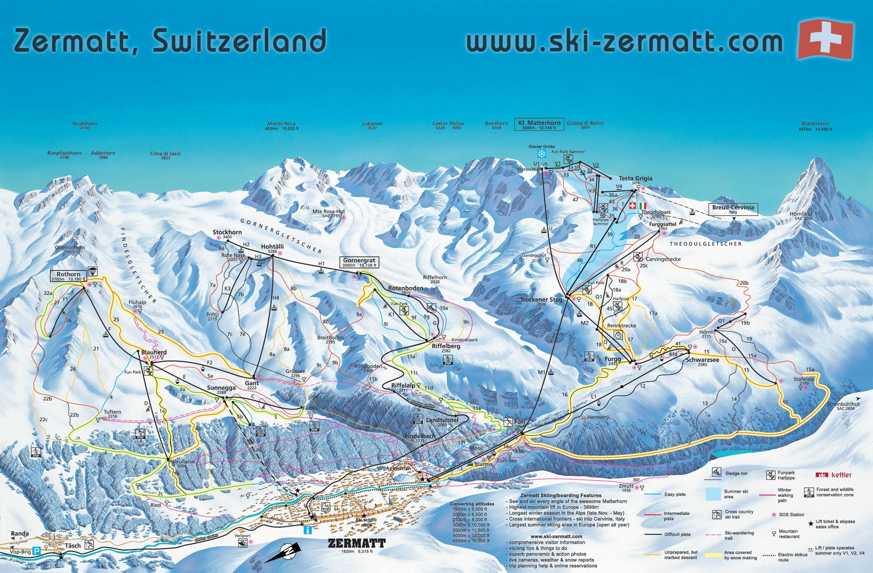 Zermatt Trail  
Map